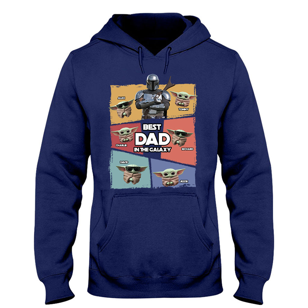 Best Dad In The Galaxy - Personalized The Force T-shirt And Hoodie