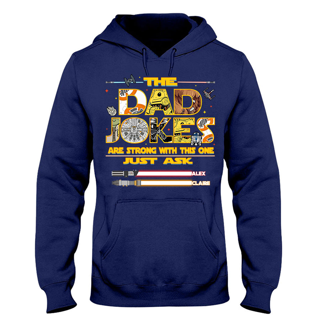 The Dad Jokes - Personalized The Force T-shirt And Hoodie