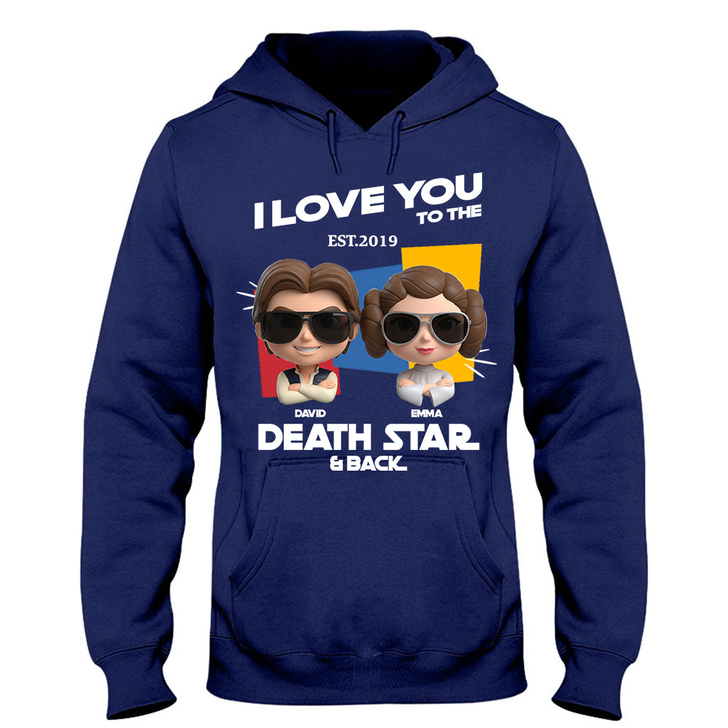 I Love You To The Death Star And Back - Personalized The Force T-shirt And Hoodie
