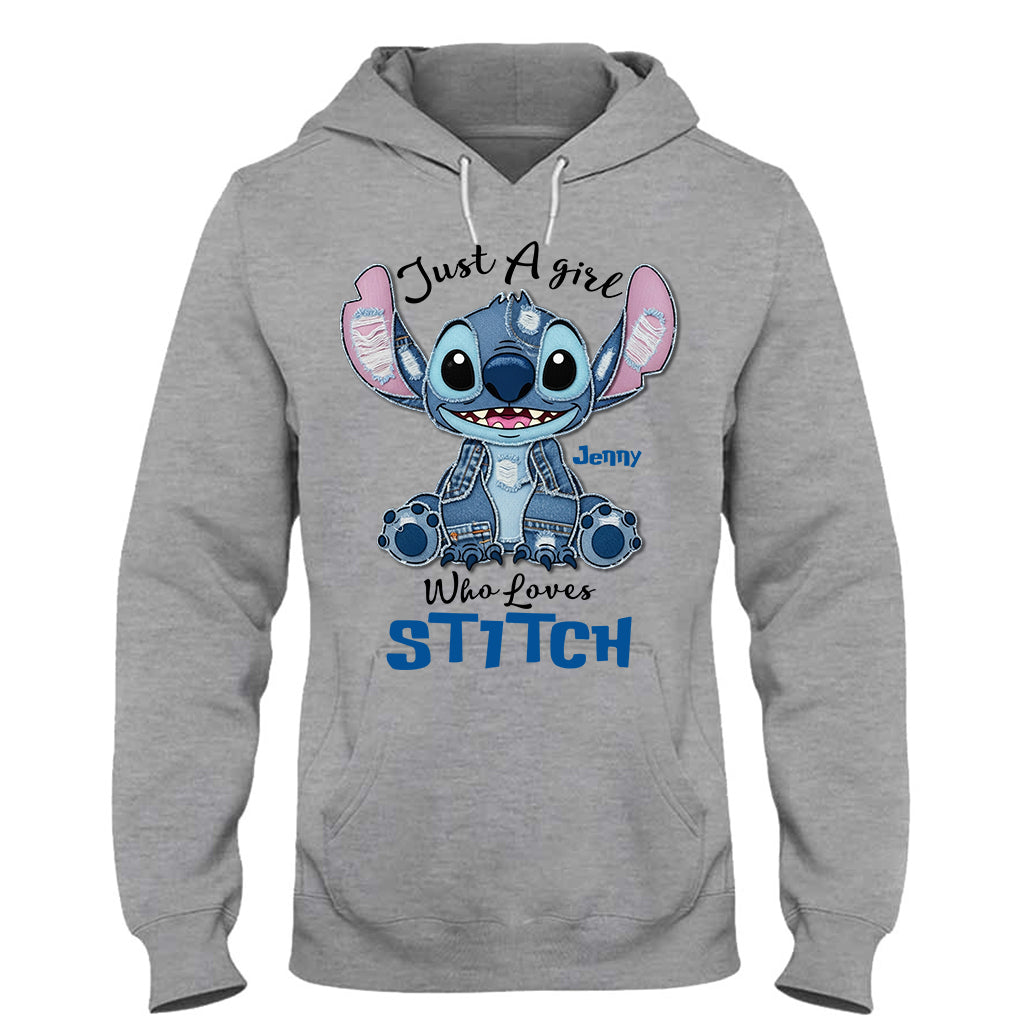 Just A Girl Who Loves Ohana - Personalized Ohana T-shirt And Hoodie