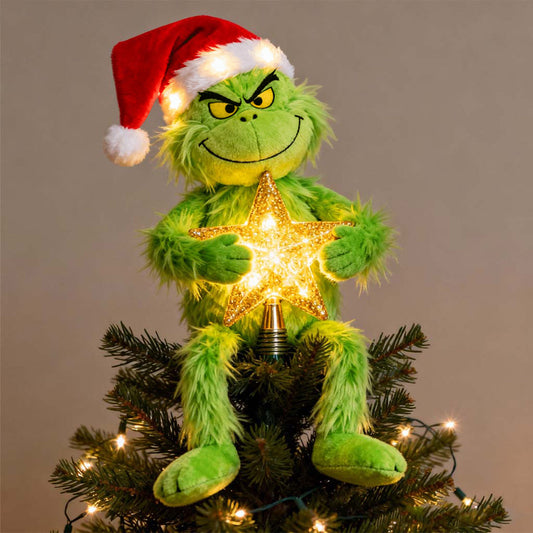 Stole Christmas LED Light Tree Topper