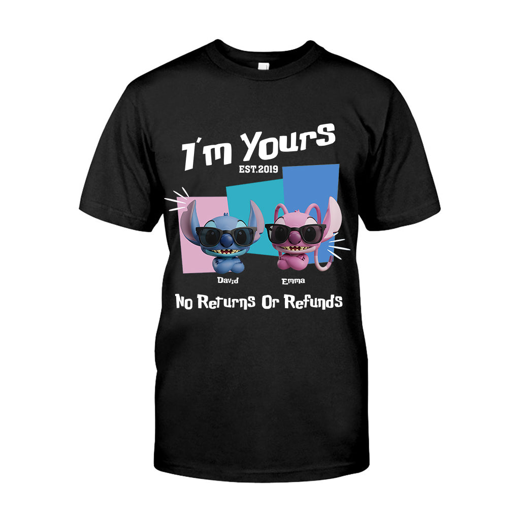 I'm Yours No Returns Or Refunds - Personalized Ohana T-shirt And Hoodie