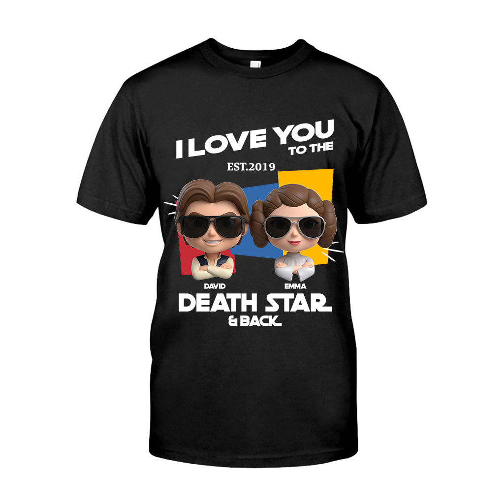 I Love You To The Death Star And Back - Personalized The Force T-shirt And Hoodie