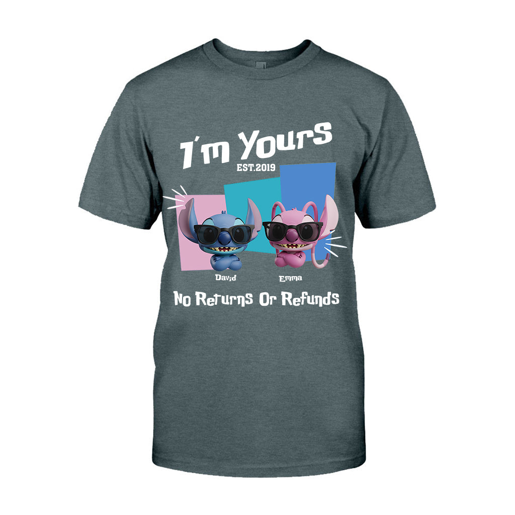 I'm Yours No Returns Or Refunds - Personalized Ohana T-shirt And Hoodie