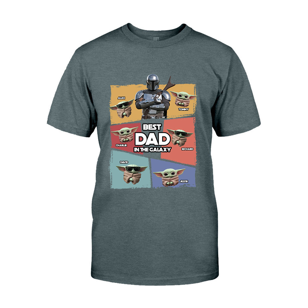 Best Dad In The Galaxy - Personalized The Force T-shirt And Hoodie