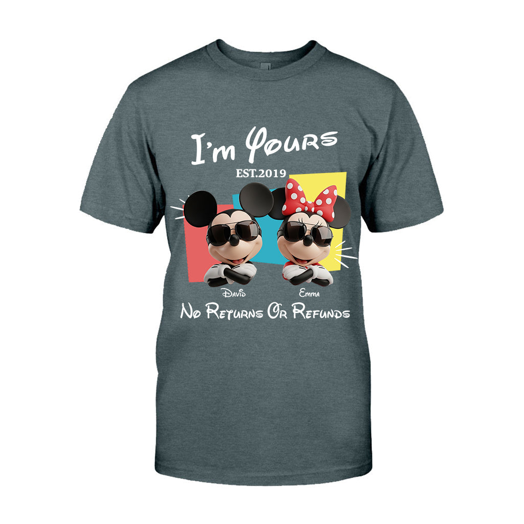 I'm Yours No Returns Or Refunds - Personalized Mouse T-shirt And Hoodie
