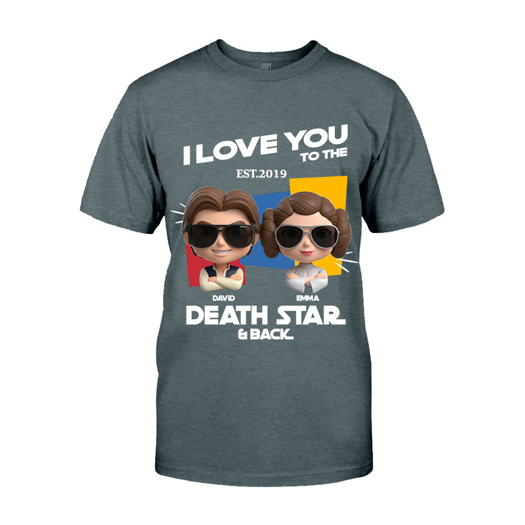 I Love You To The Death Star And Back - Personalized The Force T-shirt And Hoodie