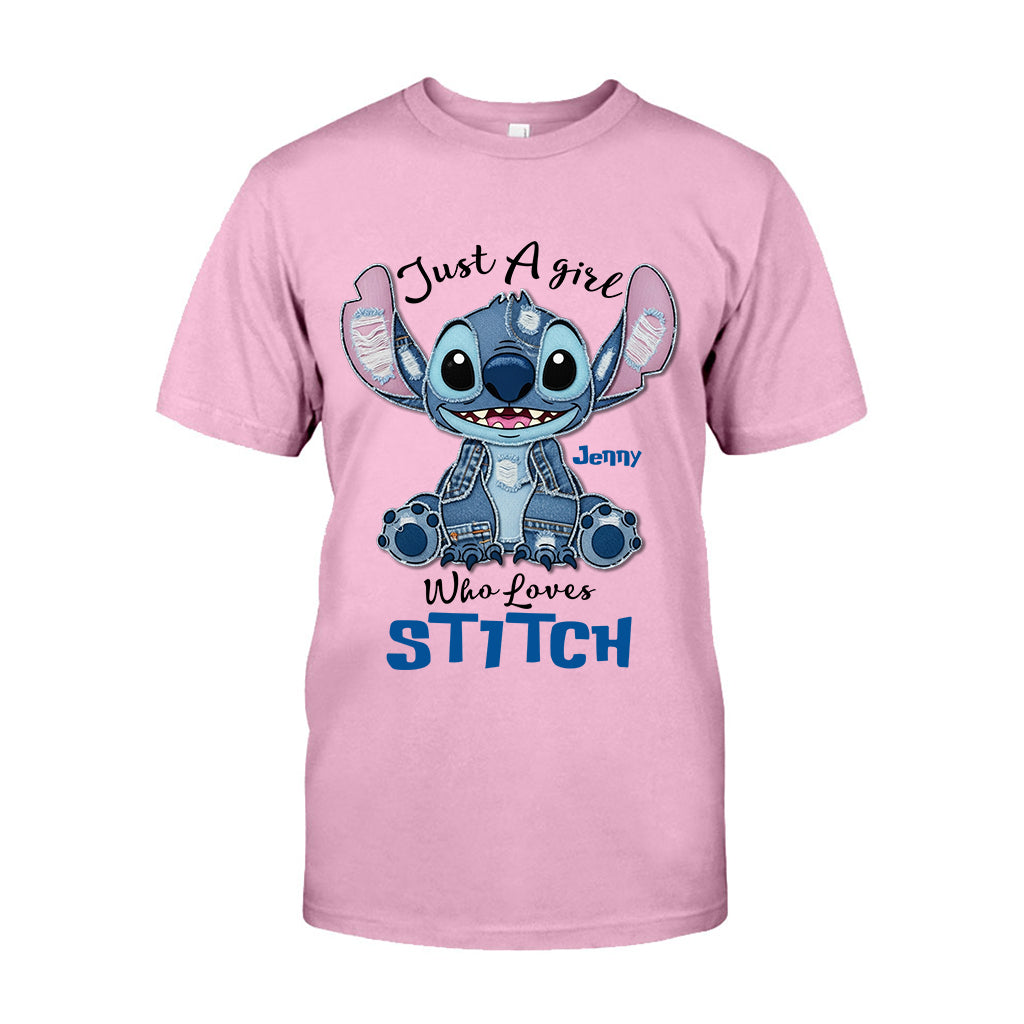 Just A Girl Who Loves Ohana - Personalized Ohana T-shirt And Hoodie