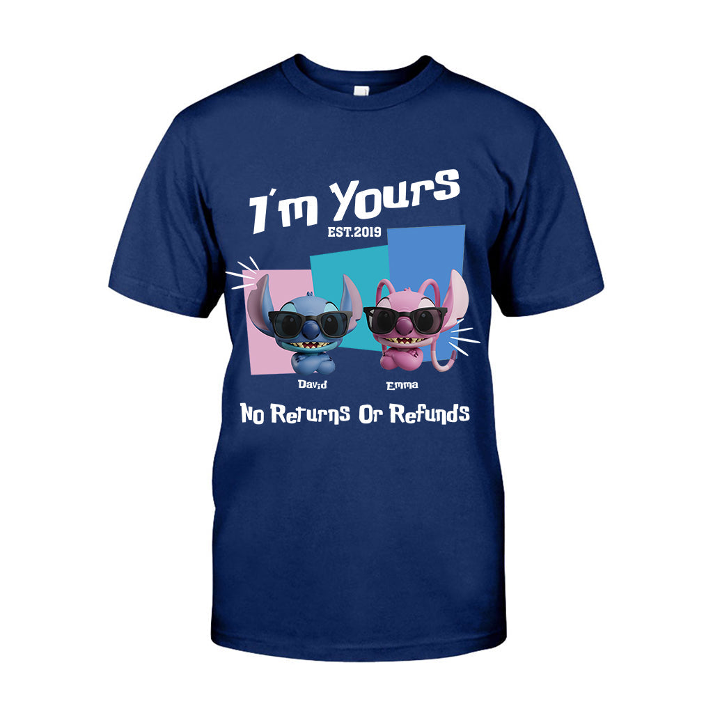 I'm Yours No Returns Or Refunds - Personalized Ohana T-shirt And Hoodie