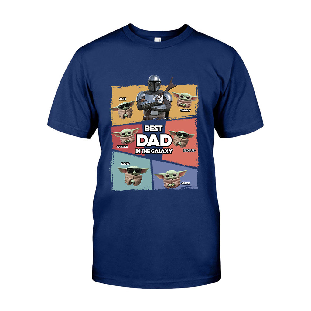 Best Dad In The Galaxy - Personalized The Force T-shirt And Hoodie