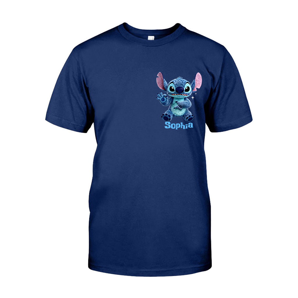 Cute Alien - Personalized Ohana T-shirt And Hoodie
