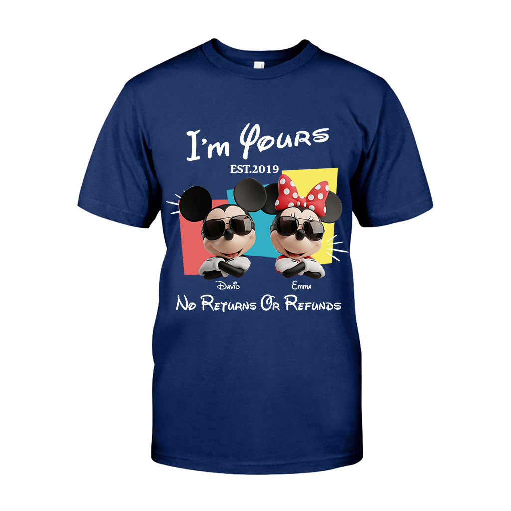 I'm Yours No Returns Or Refunds - Personalized Mouse T-shirt And Hoodie