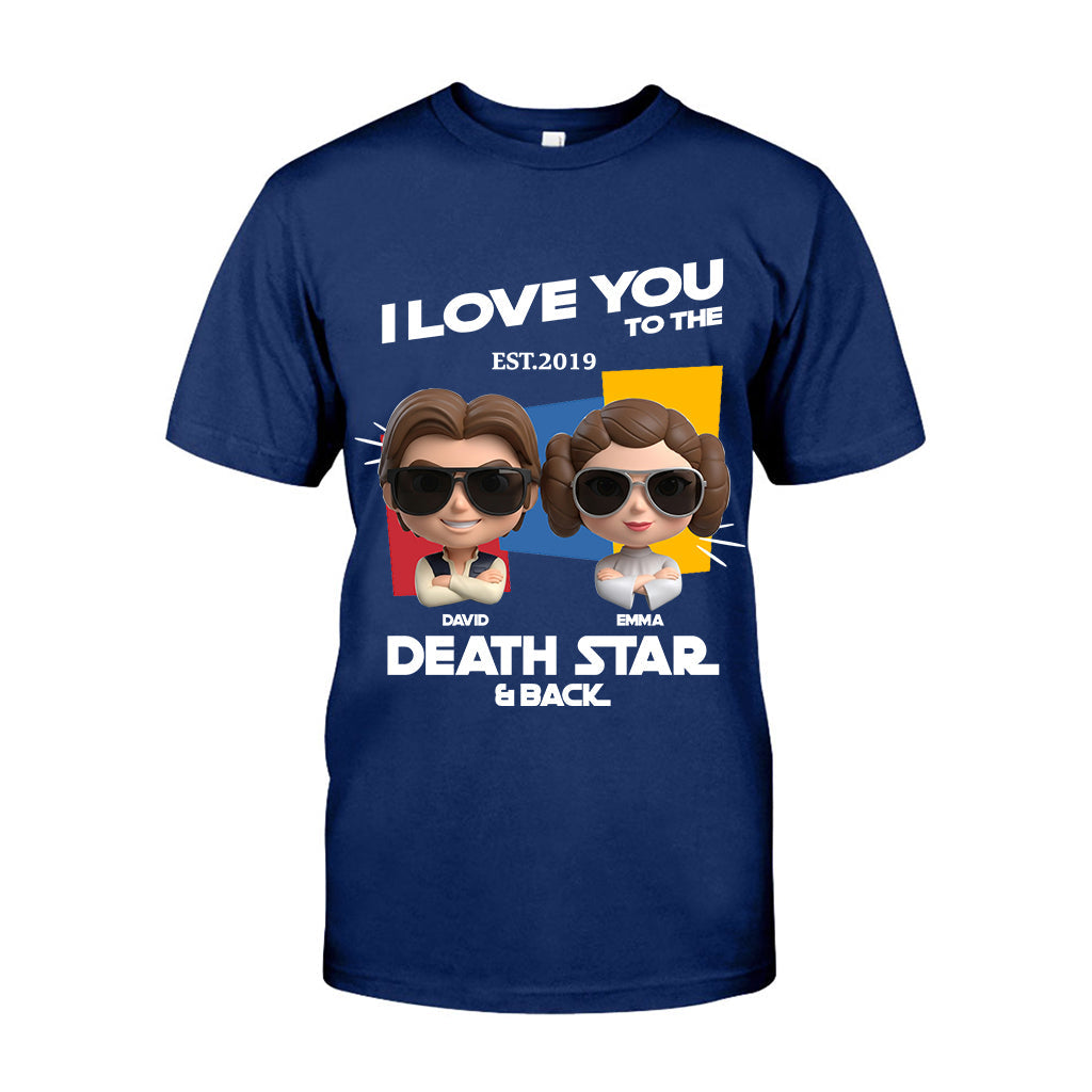 I Love You To The Death Star And Back - Personalized The Force T-shirt And Hoodie