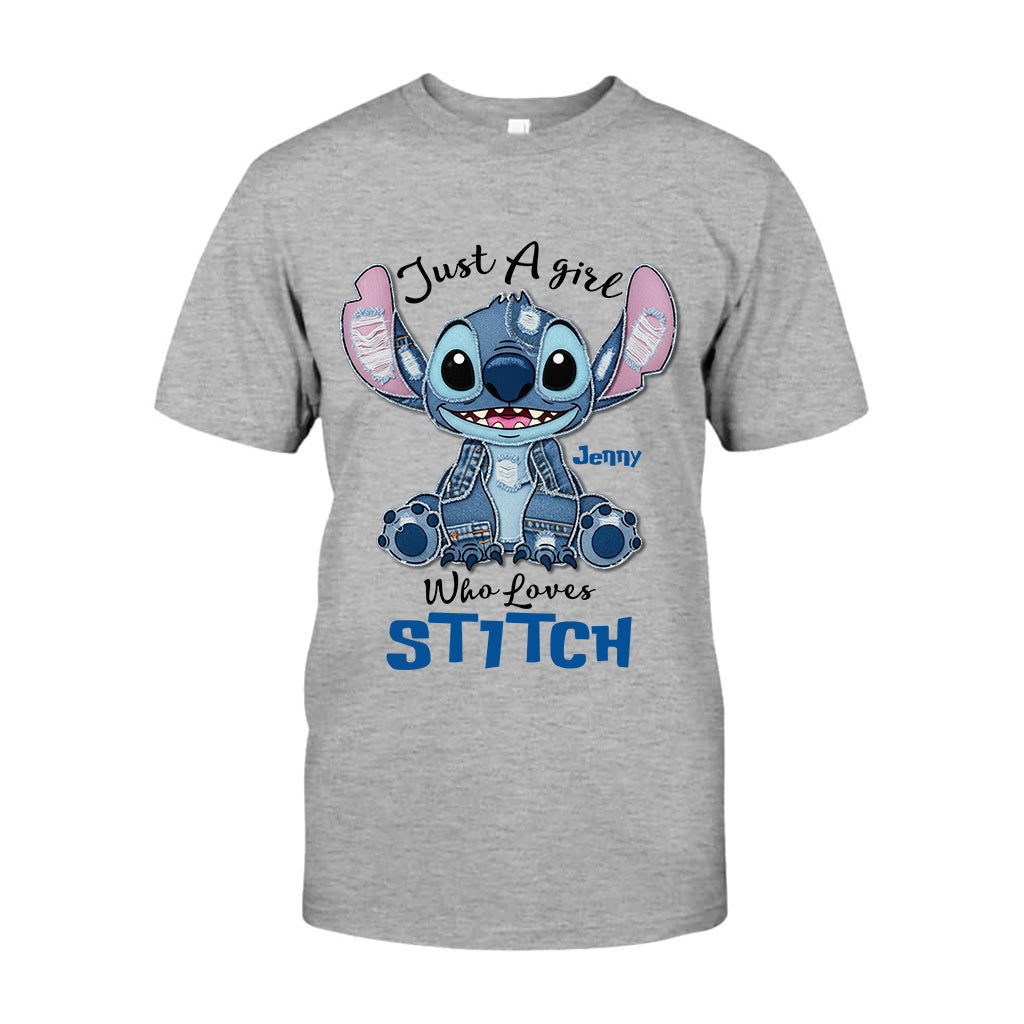 Just A Girl Who Loves Ohana - Personalized Ohana T-shirt And Hoodie