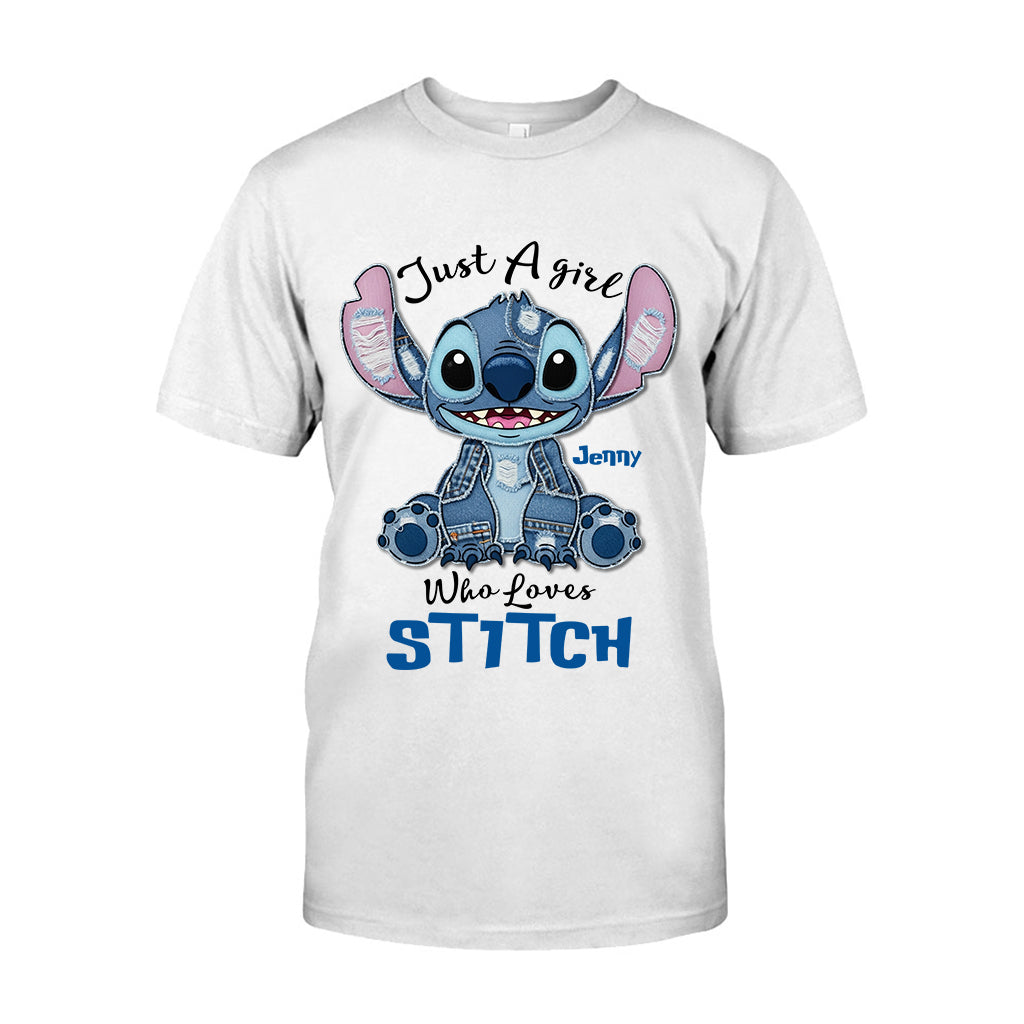 Just A Girl Who Loves Ohana - Personalized Ohana T-shirt And Hoodie