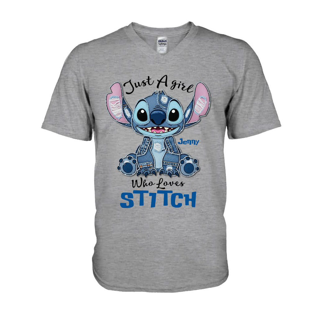 Just A Girl Who Loves Ohana - Personalized Ohana T-shirt And Hoodie