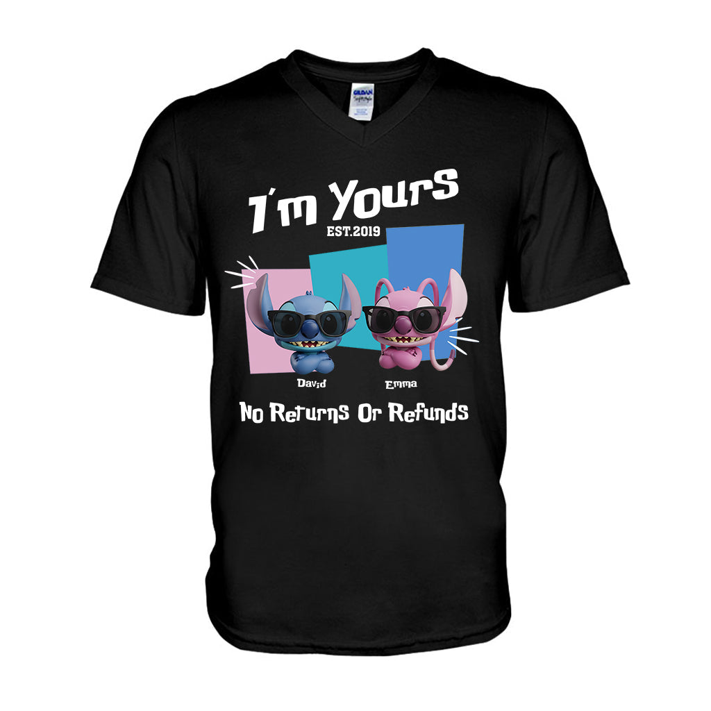 I'm Yours No Returns Or Refunds - Personalized Ohana T-shirt And Hoodie