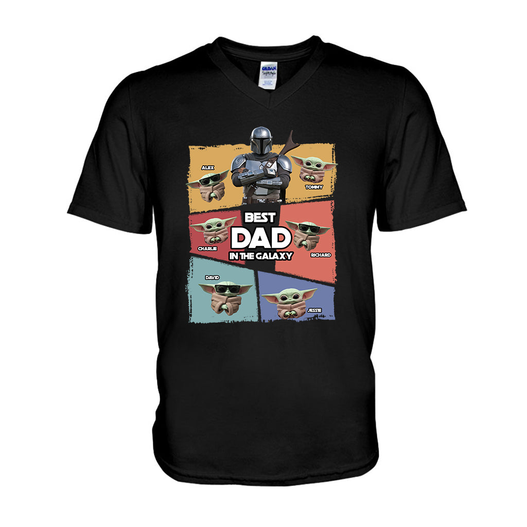 Best Dad In The Galaxy - Personalized The Force T-shirt And Hoodie