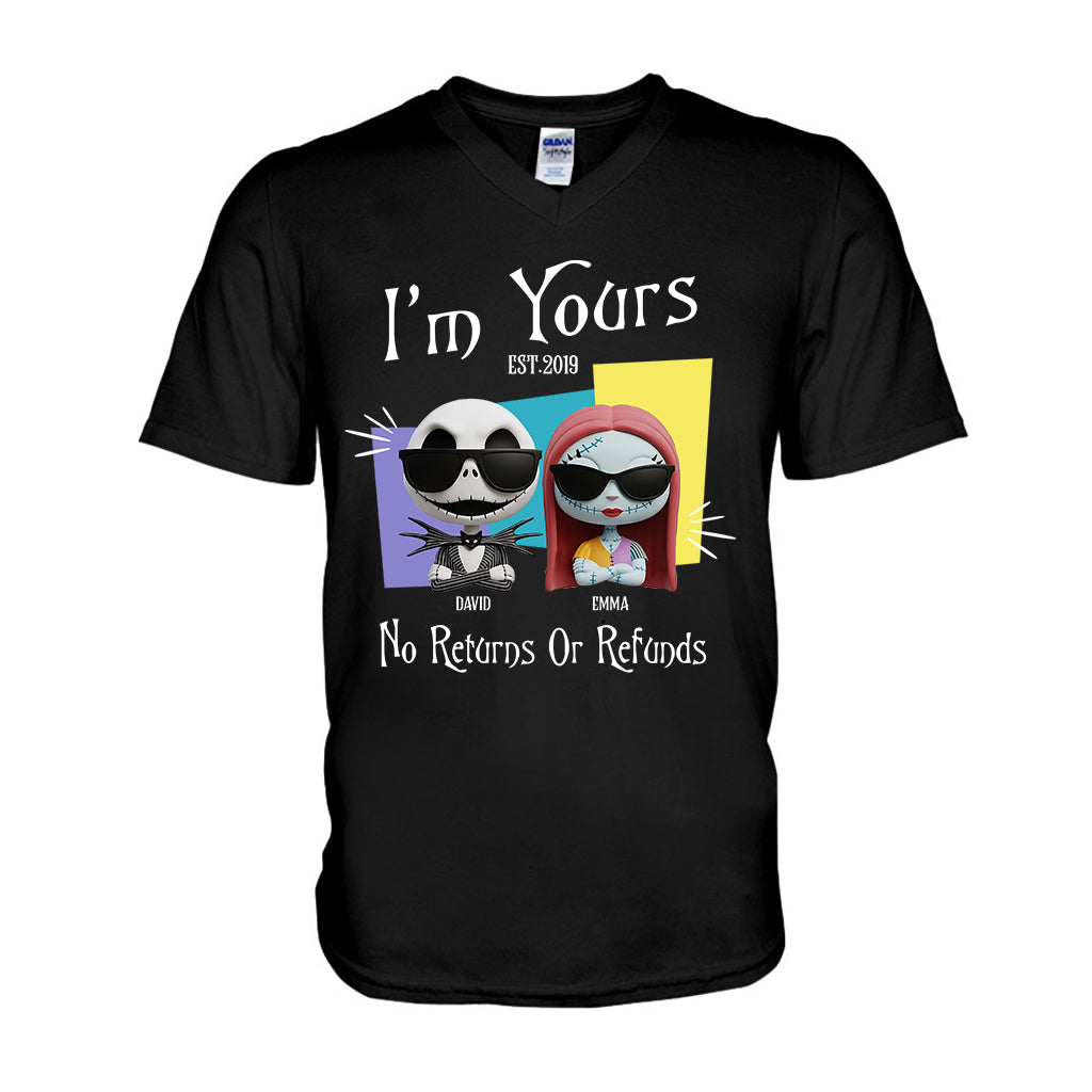 I'm Yours No Returns Or Refunds - Personalized Nightmare T-shirt And Hoodie