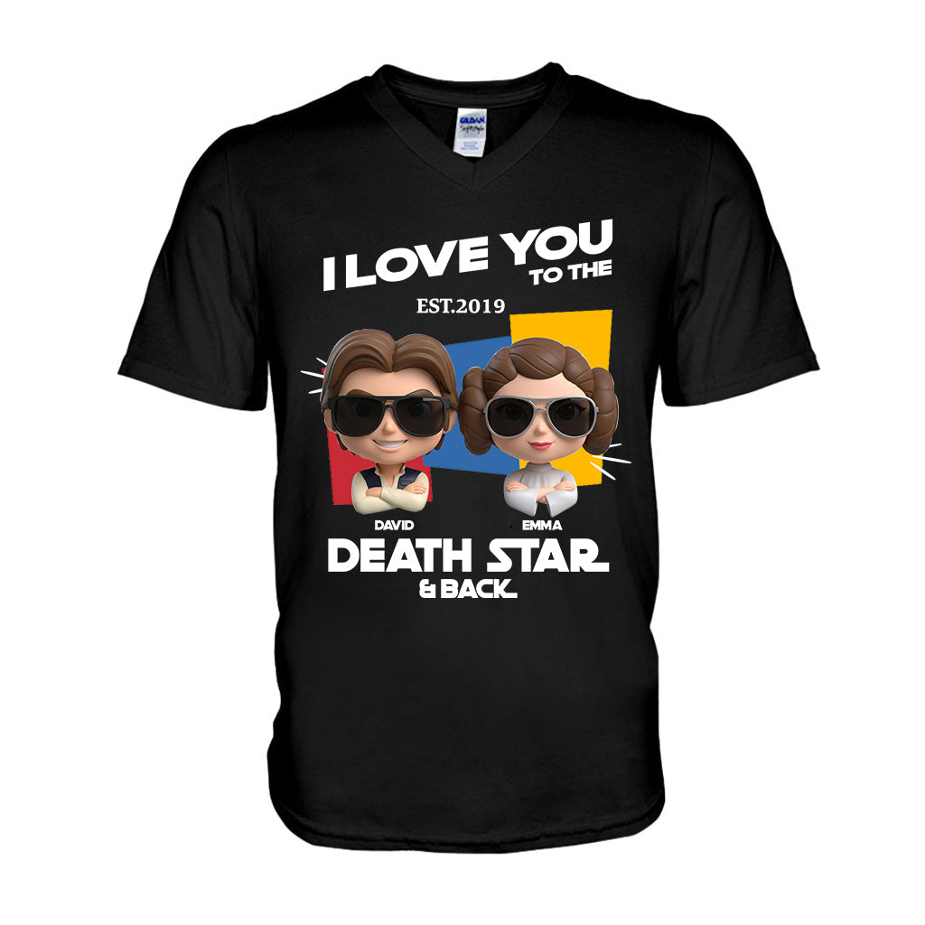 I Love You To The Death Star And Back - Personalized The Force T-shirt And Hoodie