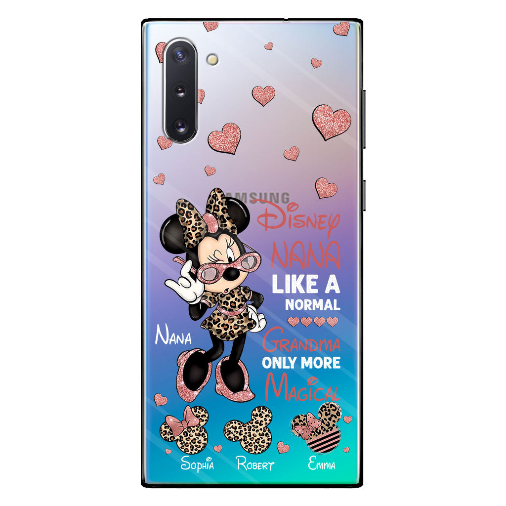 Like A Normal Grandma Only More Magical - Personalized Grandma Clear Phone Case