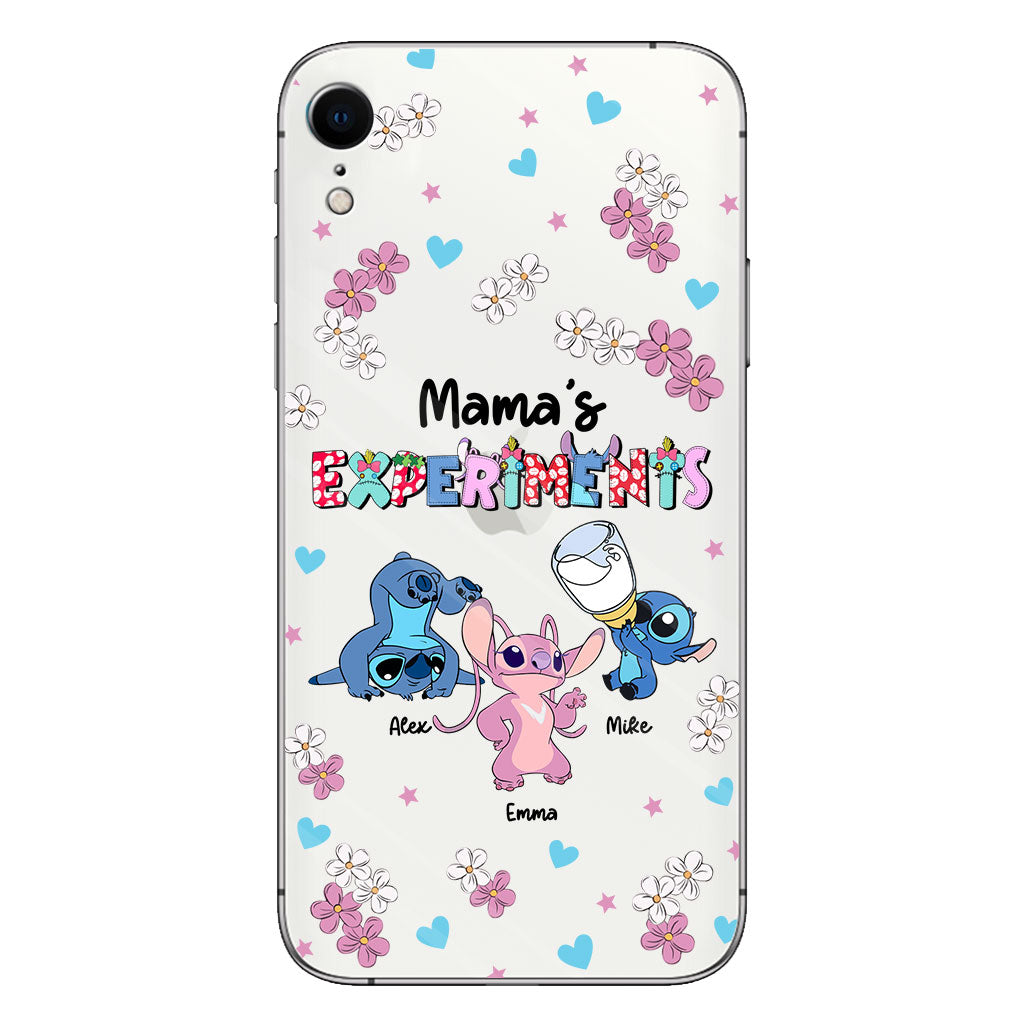 Mama's Experiments - Personalized Mother Clear Phone Case