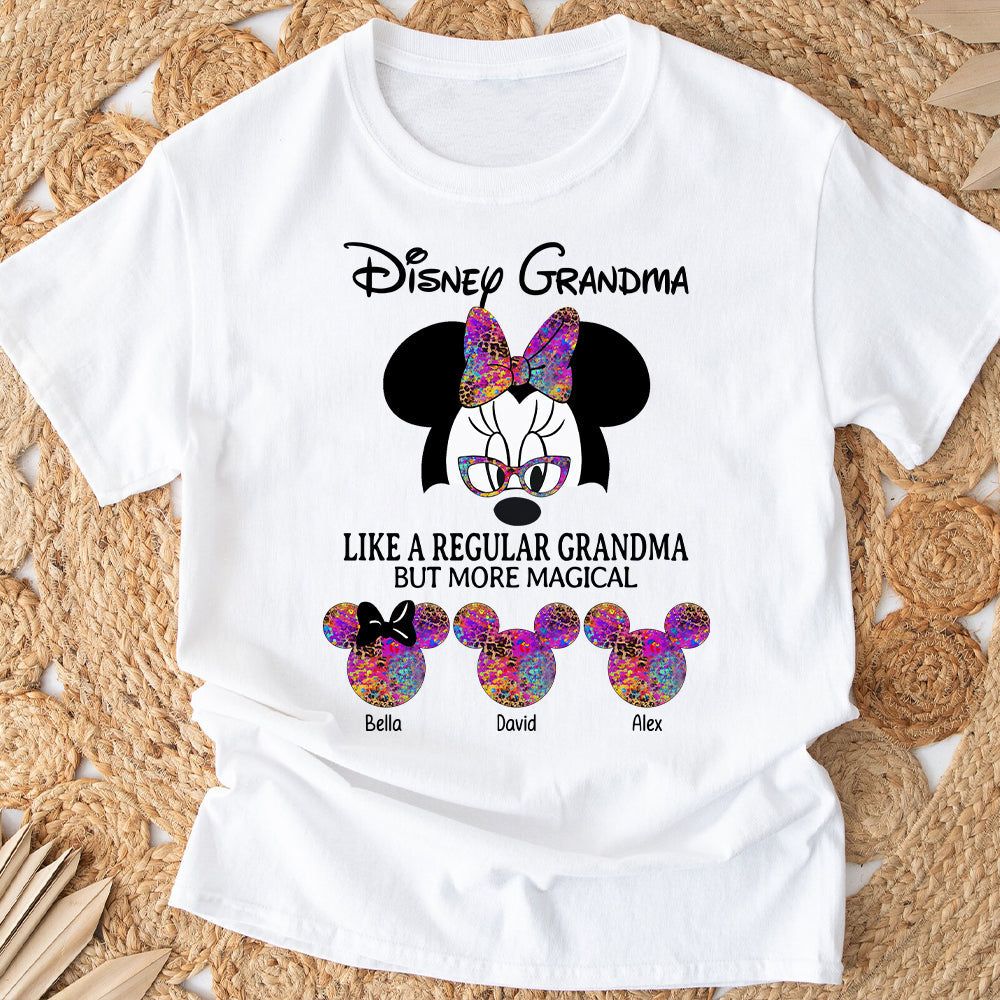 Magical Grandma Mom - Personalized Mouse T-shirt And Hoodie