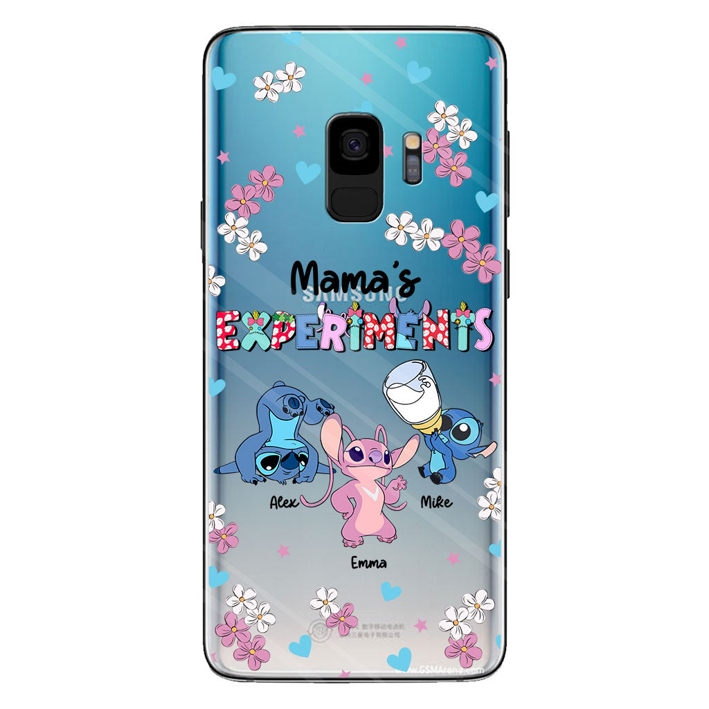 Mama's Experiments - Personalized Mother Clear Phone Case