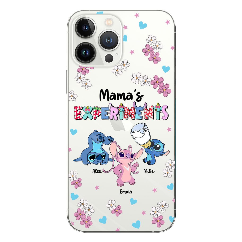 Mama's Experiments - Personalized Mother Clear Phone Case