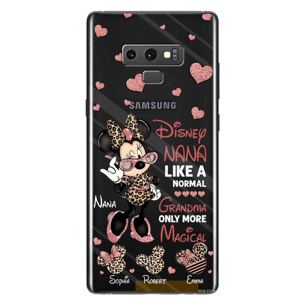 Like A Normal Grandma Only More Magical - Personalized Grandma Clear Phone Case
