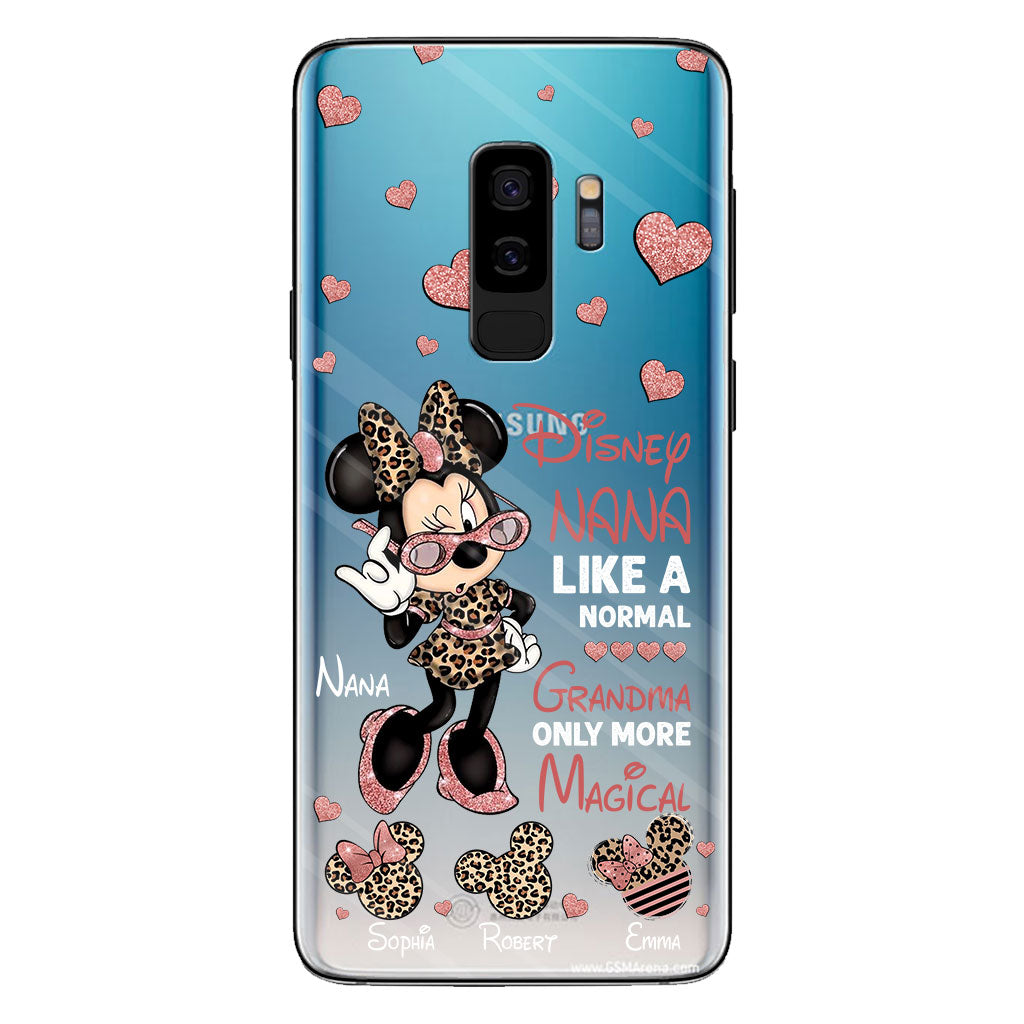 Like A Normal Grandma Only More Magical - Personalized Grandma Clear Phone Case