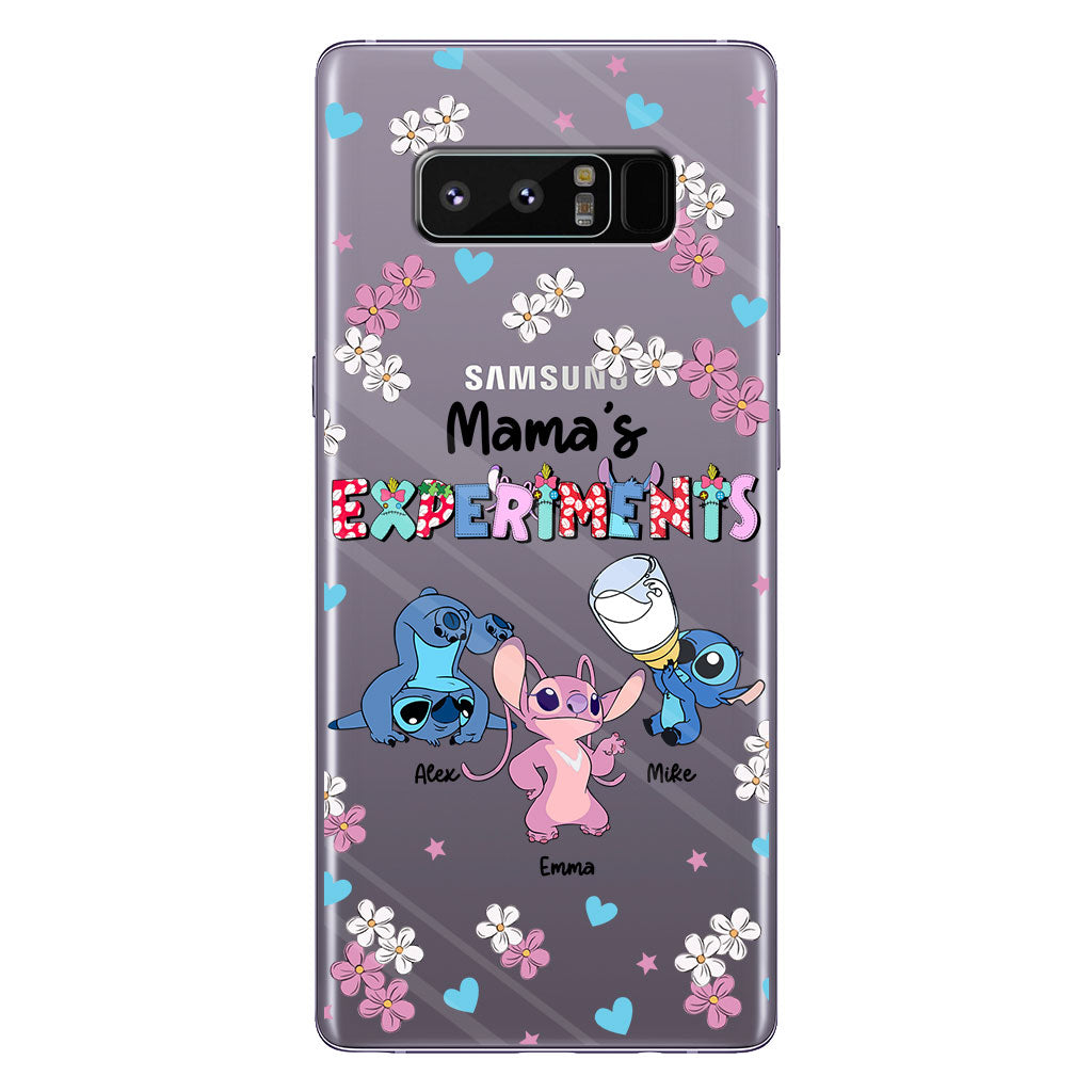 Mama's Experiments - Personalized Mother Clear Phone Case