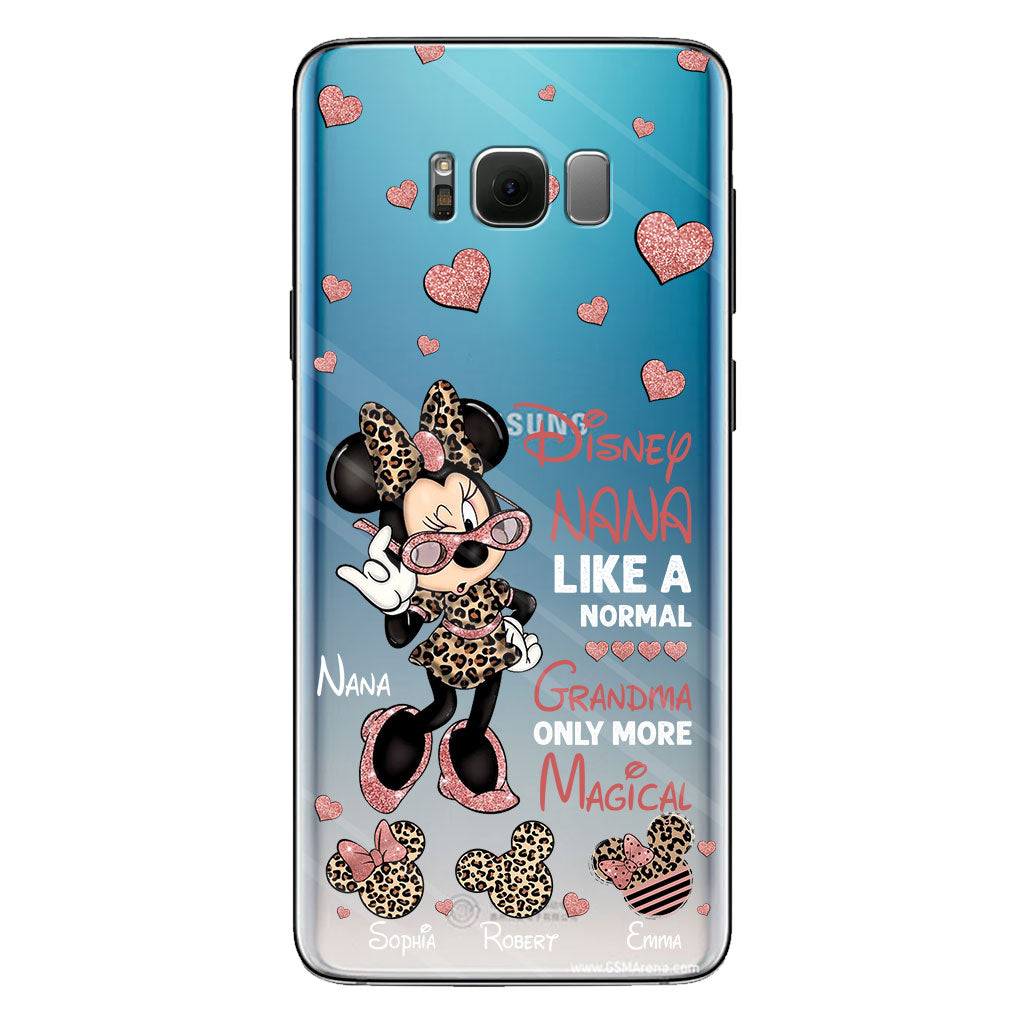 Like A Normal Grandma Only More Magical - Personalized Grandma Clear Phone Case