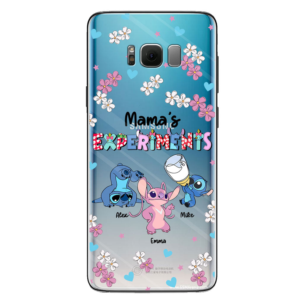 Mama's Experiments - Personalized Mother Clear Phone Case