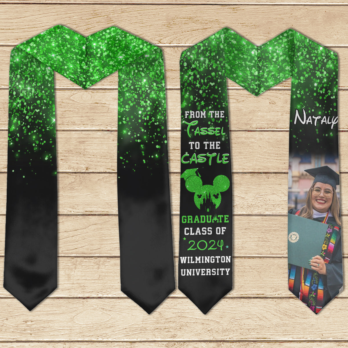 From The Tassel To The Castle - Personalized Graduation Graduation Stole