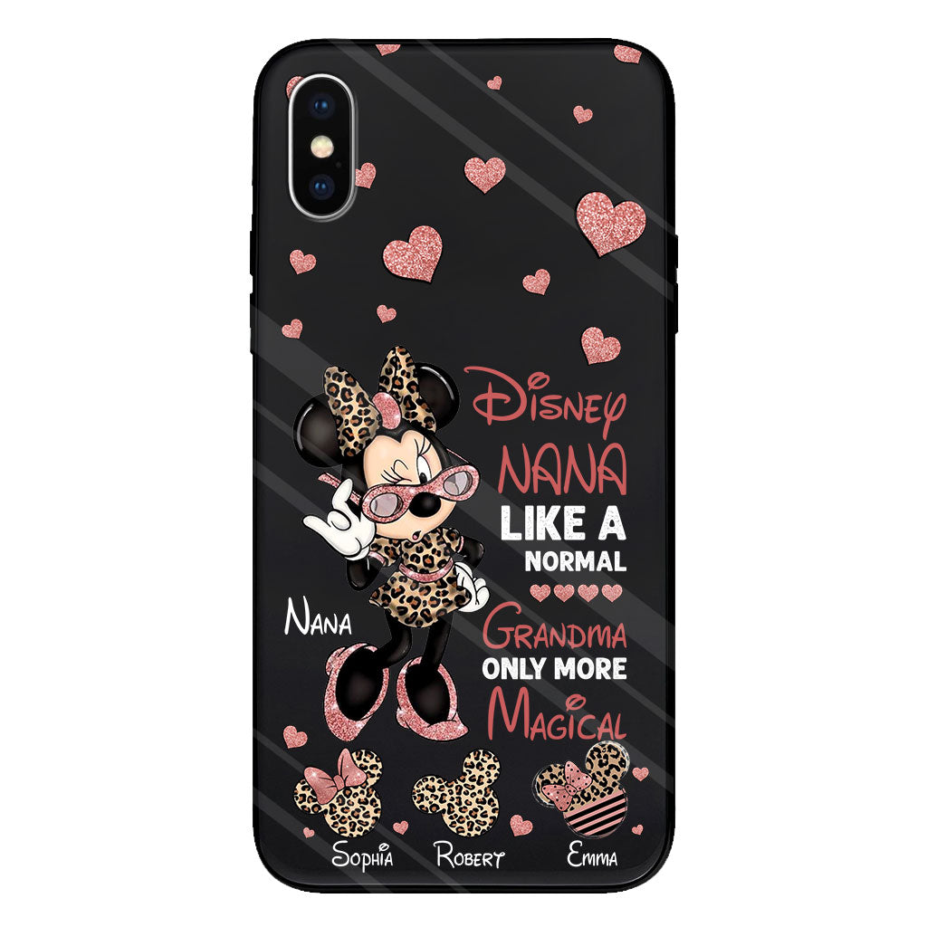 Like A Normal Grandma Only More Magical - Personalized Grandma Clear Phone Case