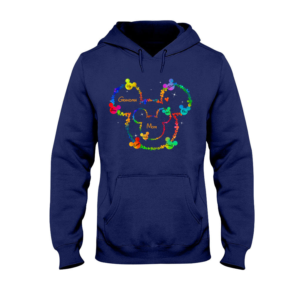 Mom Grandma Love - Personalized Mouse T-shirt And Hoodie