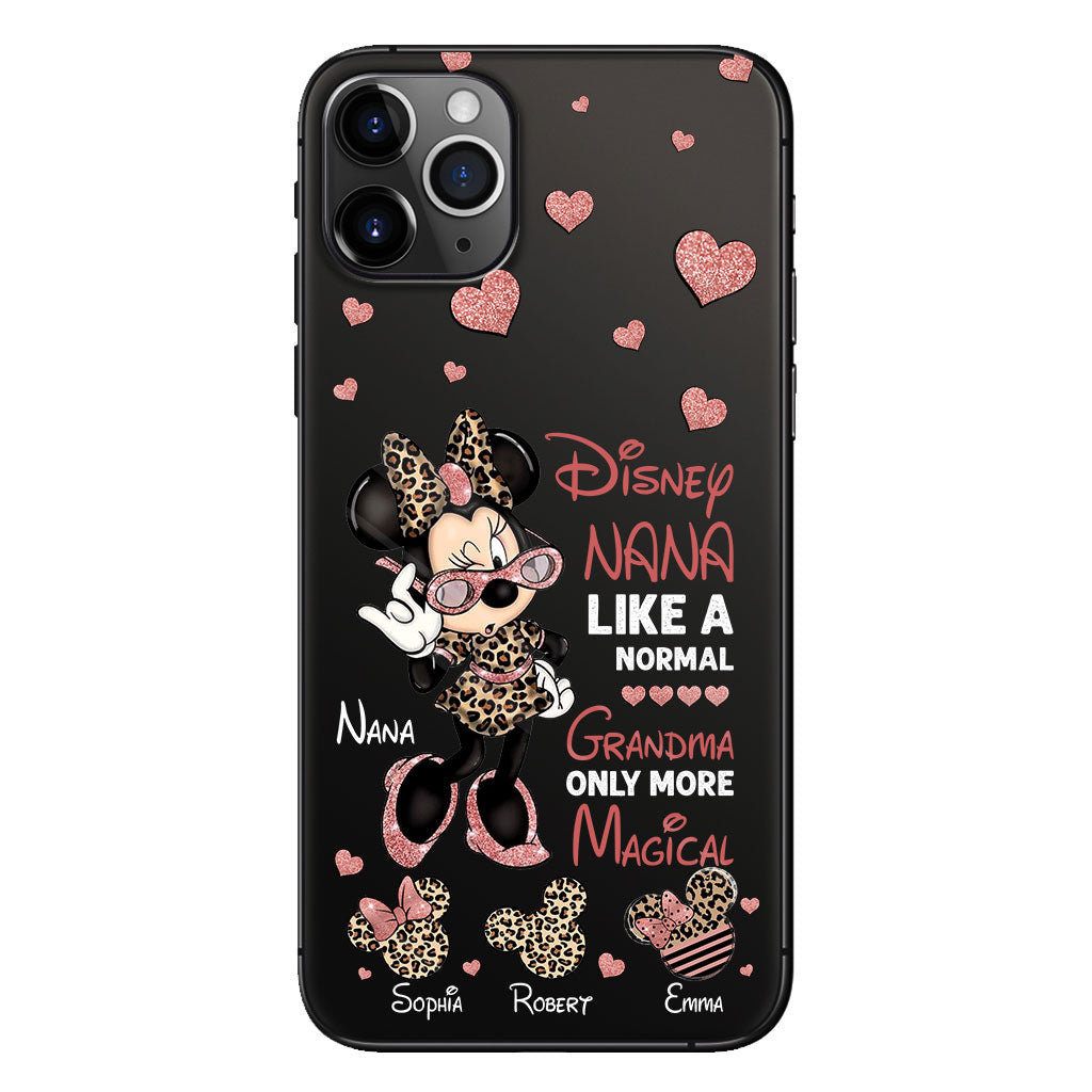 Like A Normal Grandma Only More Magical - Personalized Grandma Clear Phone Case