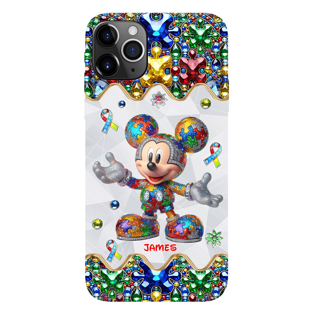 It's Okay To Be Different - Personalized Autism Awareness Full Print Phone Case