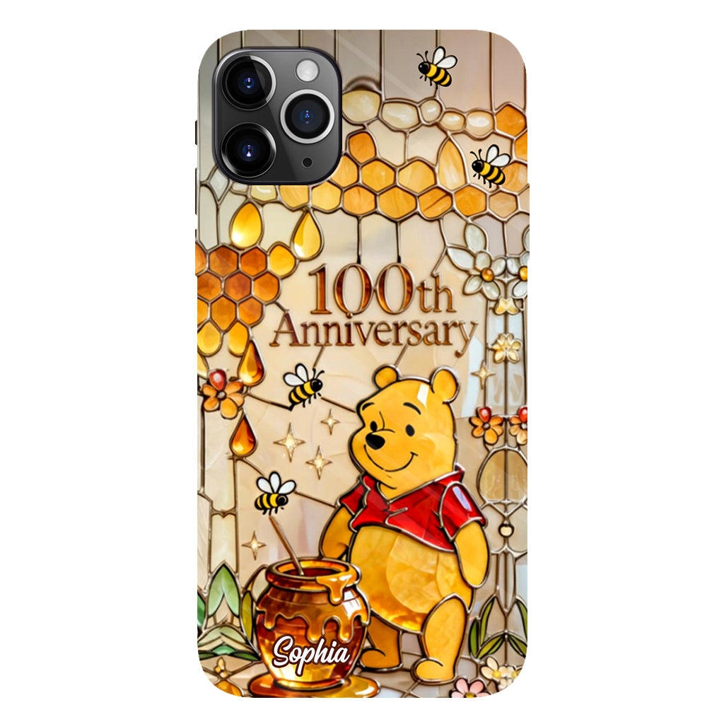 Honey Bear 100th Anniversary - Personalized Yellow Bear Full Print Phone Case