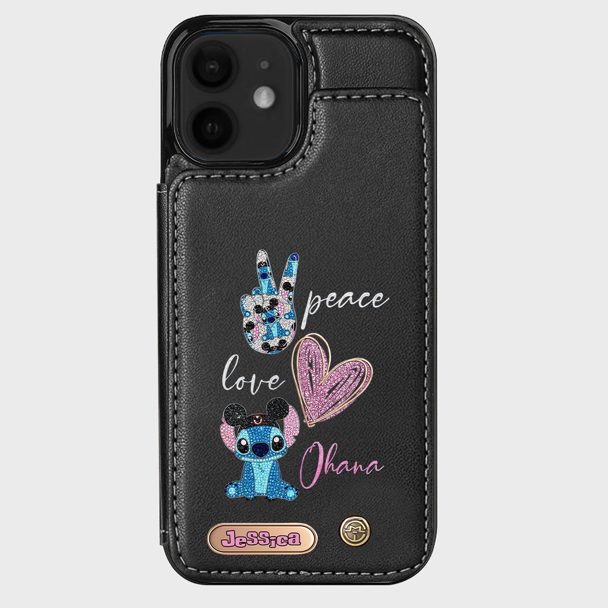 Ohana Means Family - Personalized Ohana Wallet Phone Case