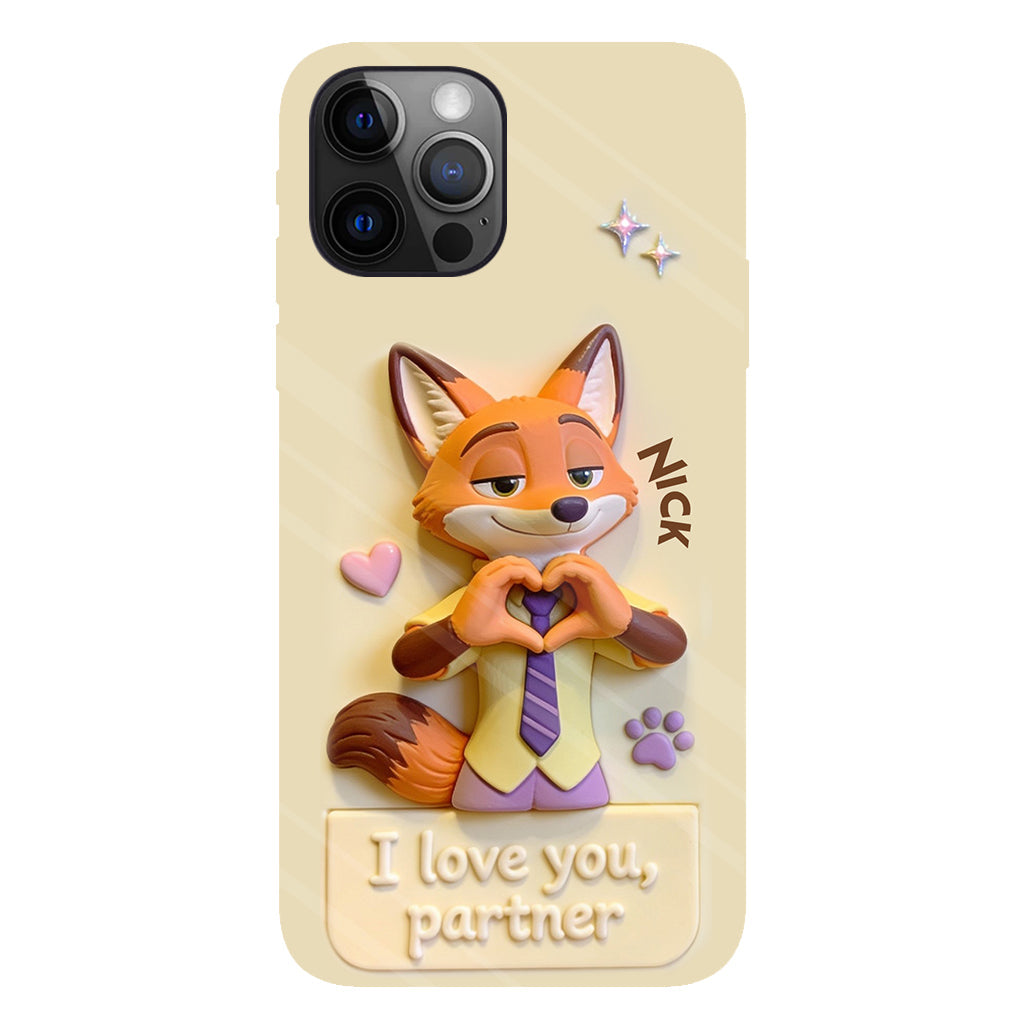I Love You - Personalized Couple Full Print Phone Case