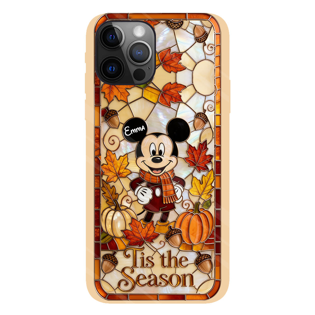 Autumn Cartoon Character - Personalized Mouse Full Print Phone Case