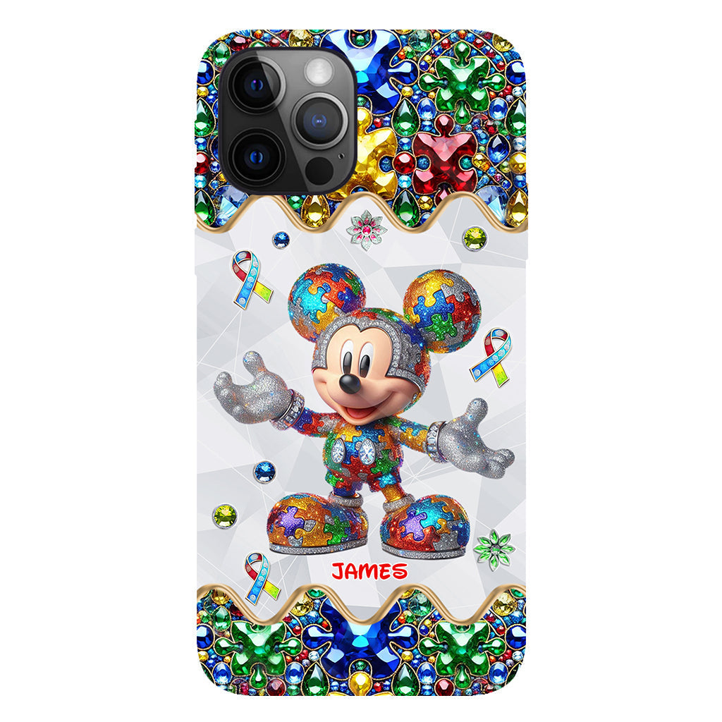 It's Okay To Be Different - Personalized Autism Awareness Full Print Phone Case