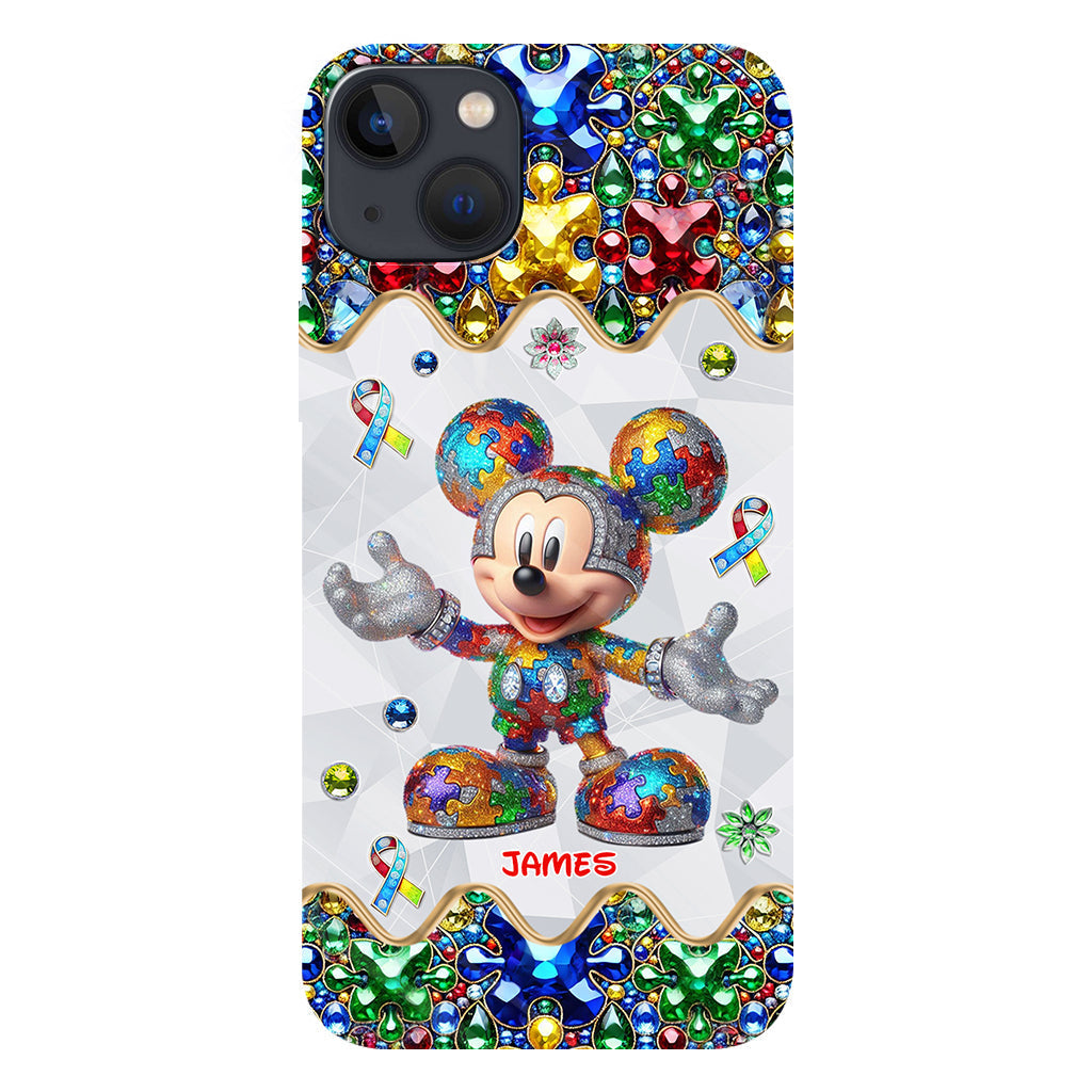 It's Okay To Be Different - Personalized Autism Awareness Full Print Phone Case