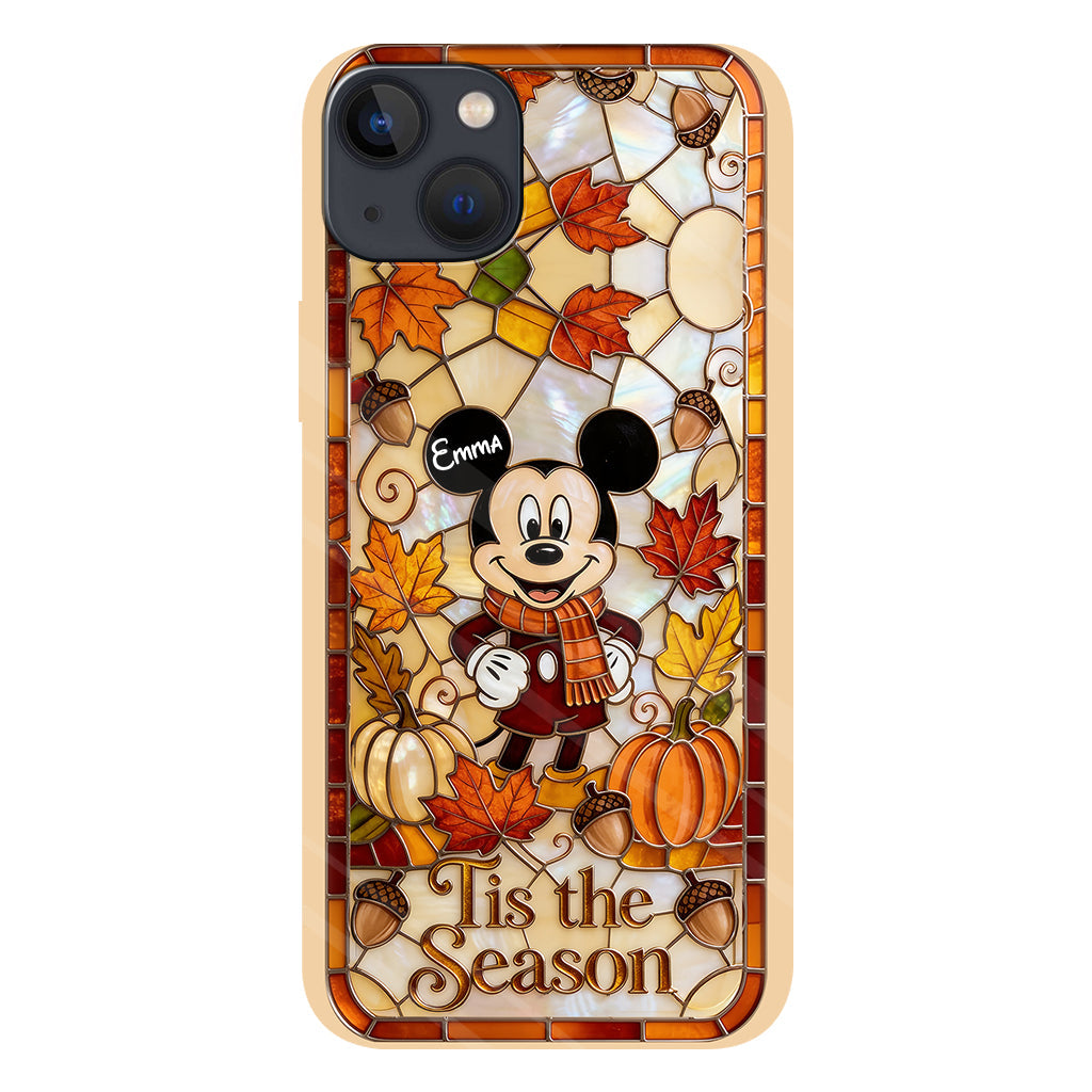 Autumn Cartoon Character - Personalized Mouse Full Print Phone Case