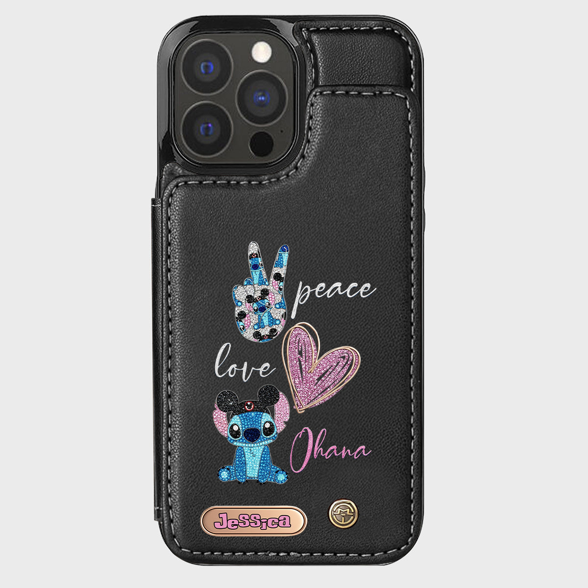 Ohana Means Family - Personalized Ohana Wallet Phone Case