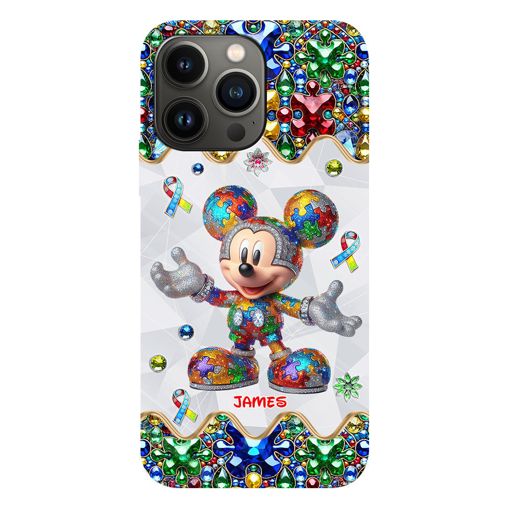 It's Okay To Be Different - Personalized Autism Awareness Full Print Phone Case