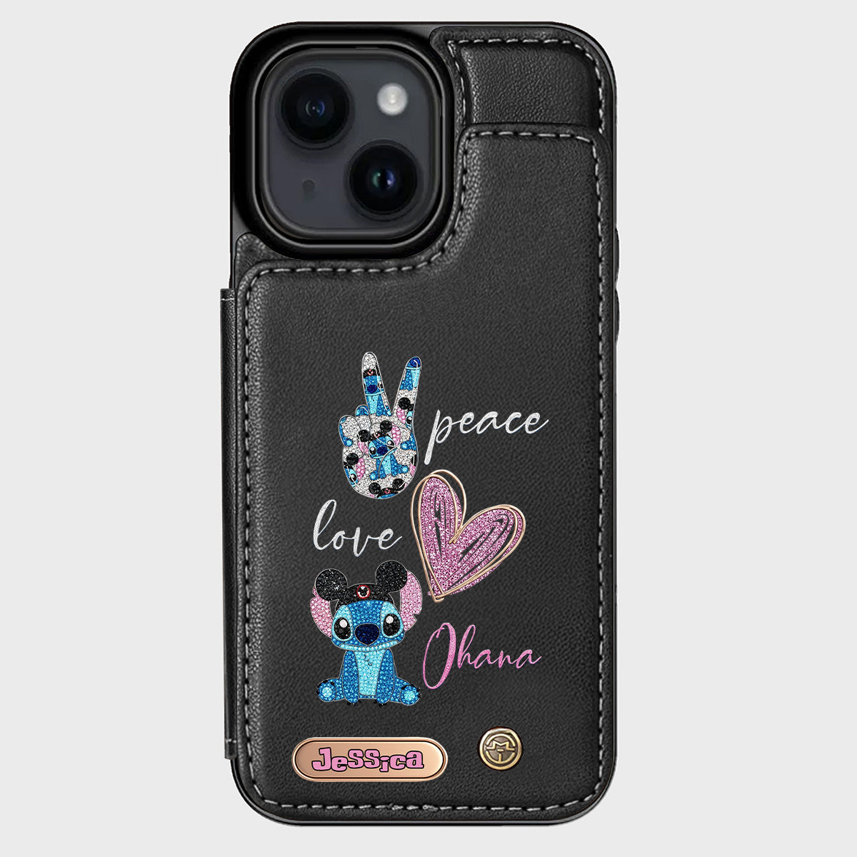 Ohana Means Family - Personalized Ohana Wallet Phone Case