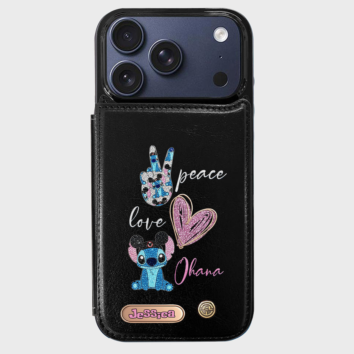 Ohana Means Family - Personalized Ohana Wallet Phone Case